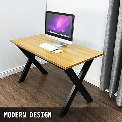 VEVOR Set of 2 Black Steel Table Legs
