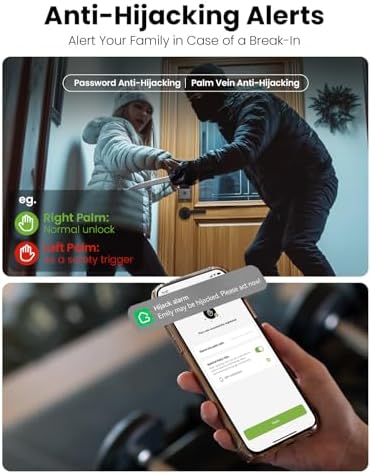 GHome Smart Door Lock with Palm Vein Recognition