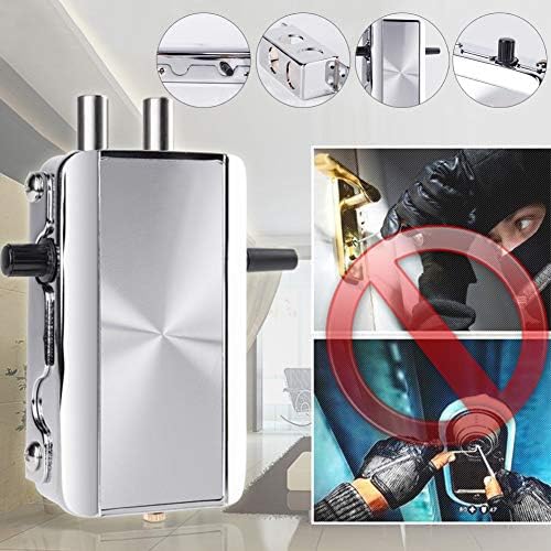 Faddare Electronic Intelligent Door Lock Kit with 4 Remote Control Silver