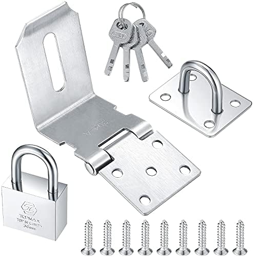 Explore Security with MGAYTYOAGs Heavy-Duty Door Hasp