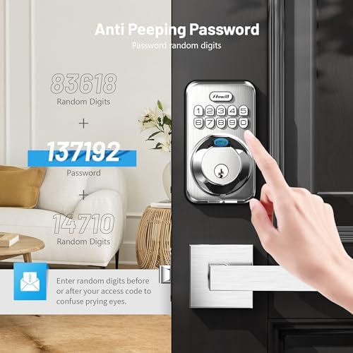 Zowill Fingerprint Door Lock Secure and Durable Front Door Lock System