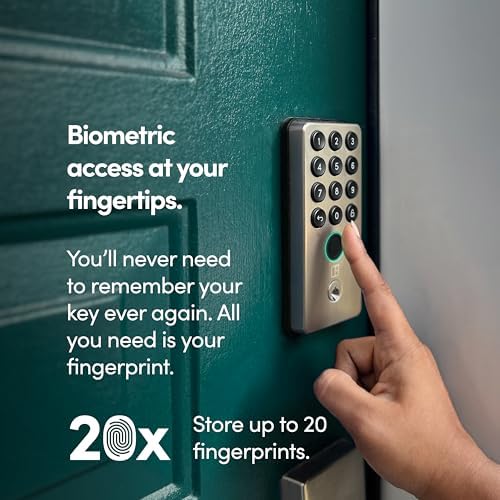 Igloo Home Smart Deadbolt Bridge Remote Control Alexa Fingerprint Entry Easy Setup