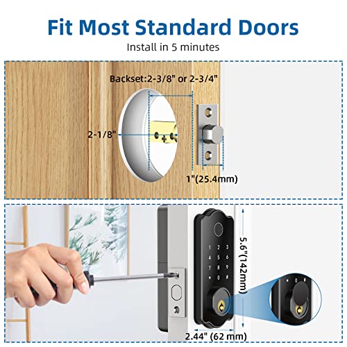 Pioneer Works 5-in-1 Smart Door Lock