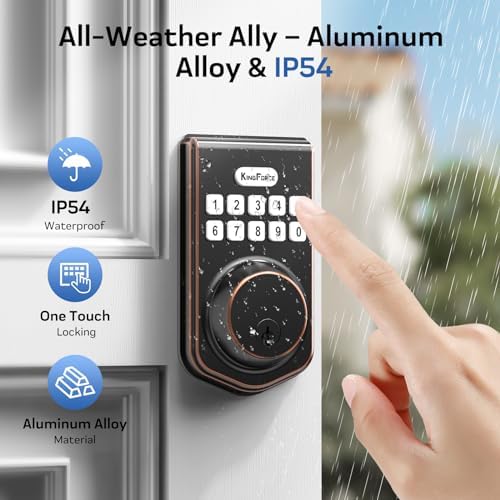 KingForce Keyless Entry Door Lock with Keypad