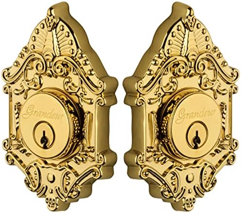 Grandeur Victorian Solid Brass Double Cylinder Deadbolt
