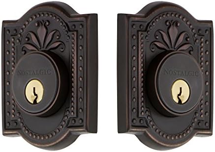 Nostalgic Double Cylinder Deadbolt Set for Doors