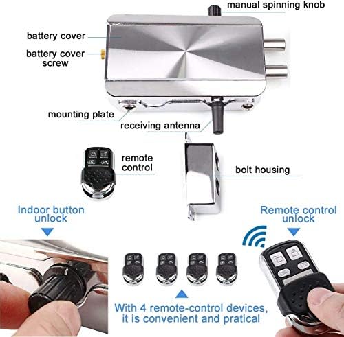 HONUTIGE Secure Door Lock System with Remote Control