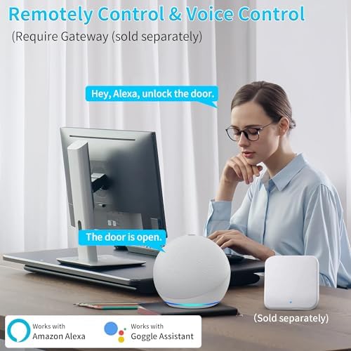 Yosimika Keyless Entry Door Lock with Fingerprint and Bluetooth 1