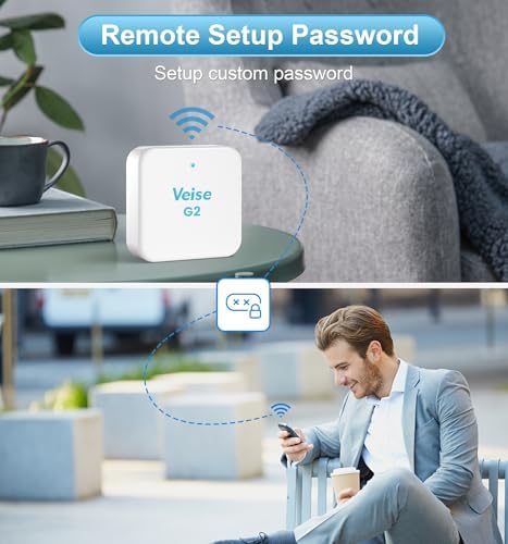 Veise WiFi Fingerprint Smart Lock Front Door Deadbolt