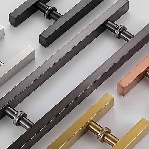 Sliding Barn Door Handle Modern Stainless Steel Door Pull Pink