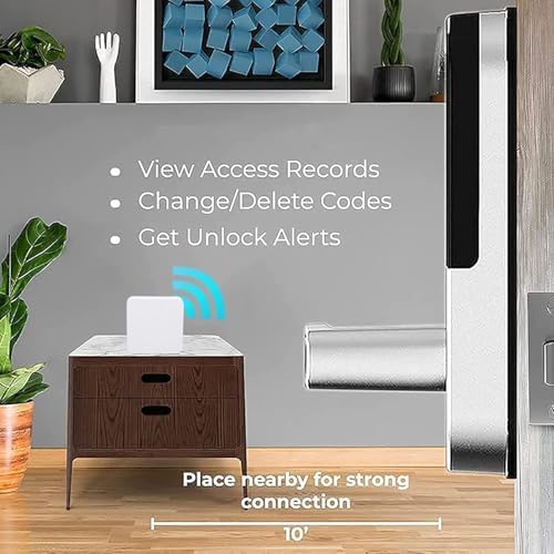 Smart Lock WiFi Hub with Voice Control and Remote Access