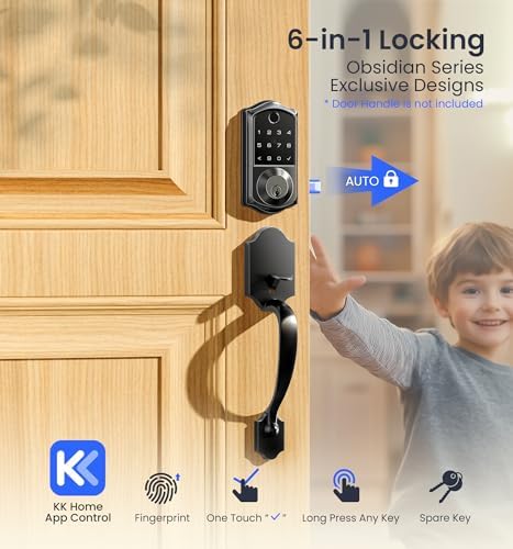 Veise Smart Door Lock with Fingerprint for Secure Entry