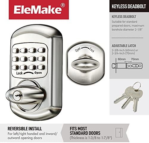 Keyless Entry Door Lock with Keypad Deadbolt