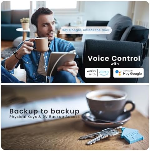 Lockly Secure Smart Door Lock Keyless Entry with AI