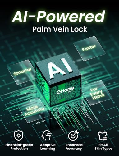 GHome Smart Door Lock with Palm Vein Recognition