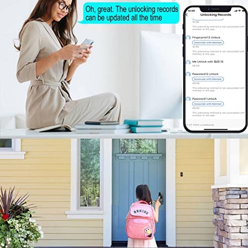 Fingerprint Door Lock Keyless Entry Smart Security 2-Year Warranty