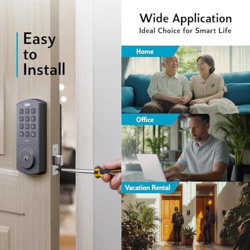 Lio Home Smart Deadbolt Lock with WiFi Keypad