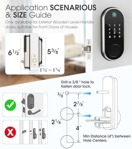 Smart Deadbolt Door Lock with Fingerprint Ic Fob Code