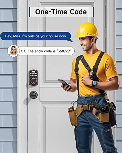 HOSOM Smart Keypad Deadbolt - Secure Convenient Front Door Entry