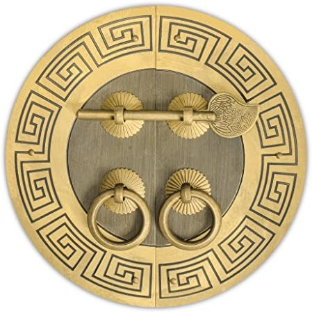 Tibetan Brass Cabinet Face Plate Set - Perfect for Your Design Needs
