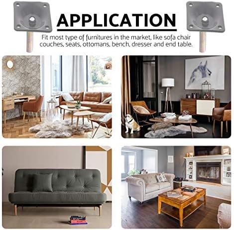 Furniture Leg Mounting Plates for Sofa Chair more