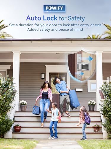 Smart Keyless Door Lock with App Control Durable Build