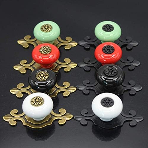 HUAMULAN 10 Pack Retro Ceramic Cabinet Pulls