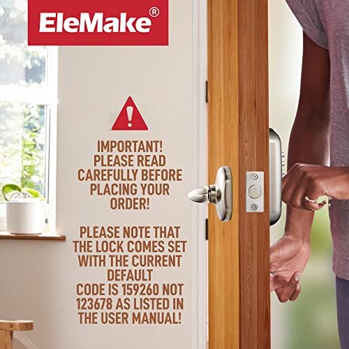 Keyless Entry Door Lock with Keypad Deadbolt