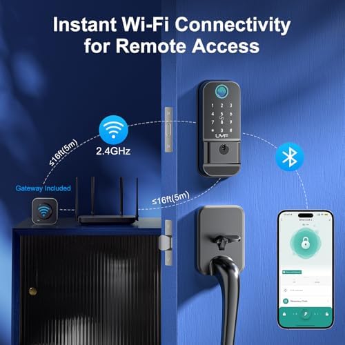 UYF WiFi Smart Door Lock Set