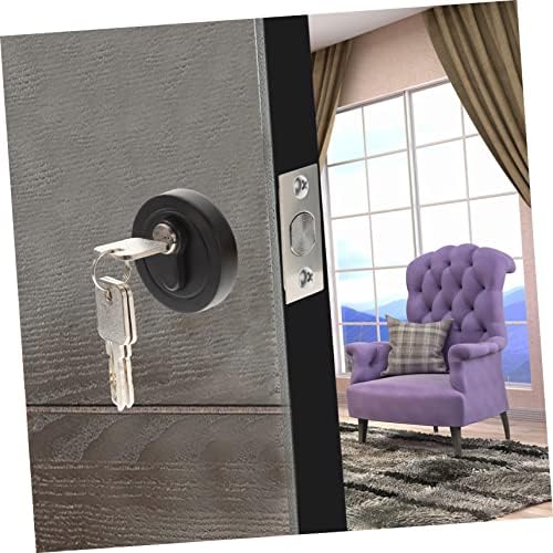 EXHUMKY Concealed Zinc Alloy Deadbolt Lock Matte Finish Secure Entry Door